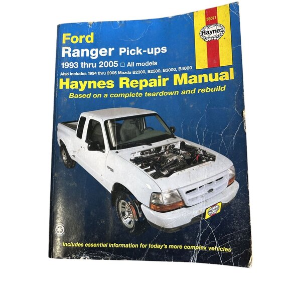 Vtg Haynes Repair Manual Ford Ranger Pick-Ups 1993-2005 All Models - Picture 1 of 5